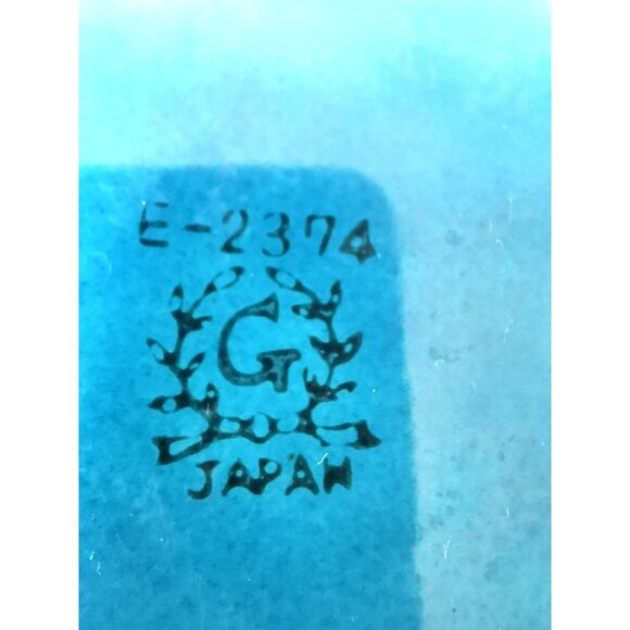 Vintage Inarco Mood Indigo Blue Cookie Jar with Lid | Canistar | 1960s | Footed - Picture 9 of 10